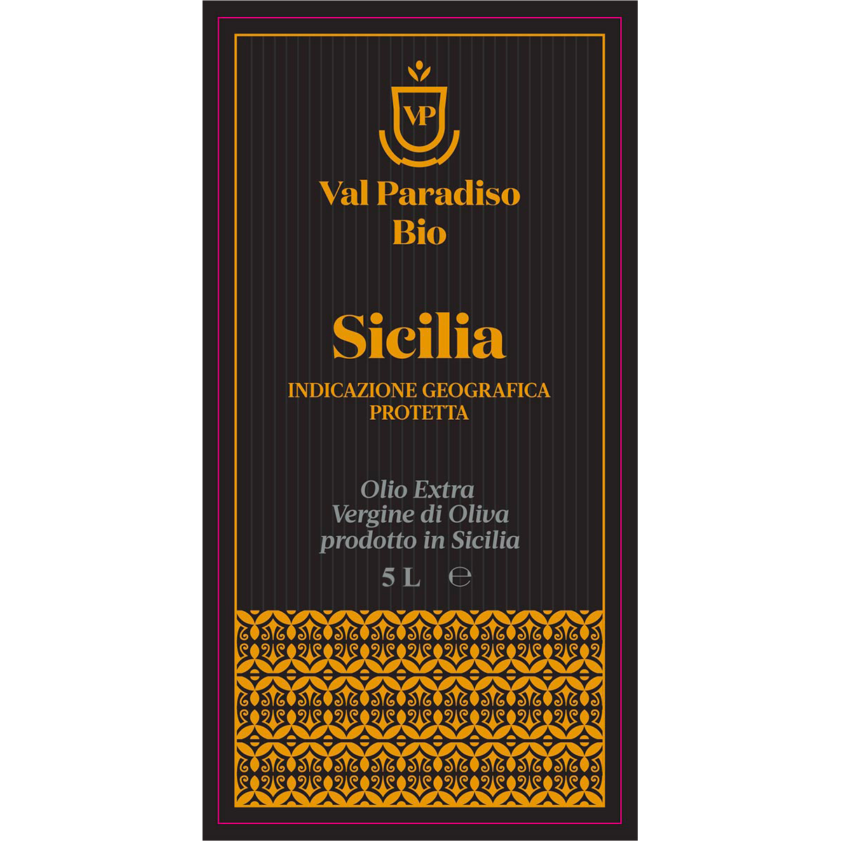 Olio Extravergine di oliva Bio IGP Sicilia – 5 L