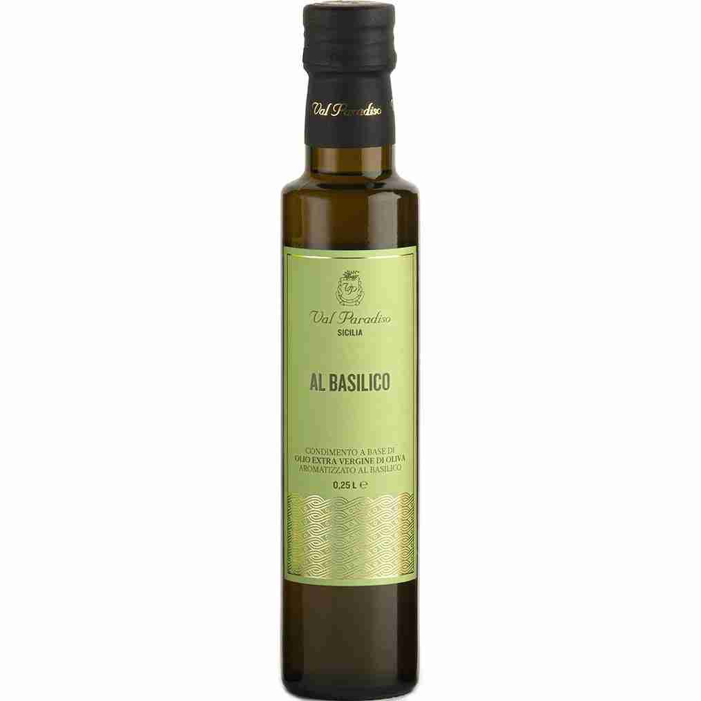 Olio aromatizzato al Basilico Val Paradiso – 0,25 L