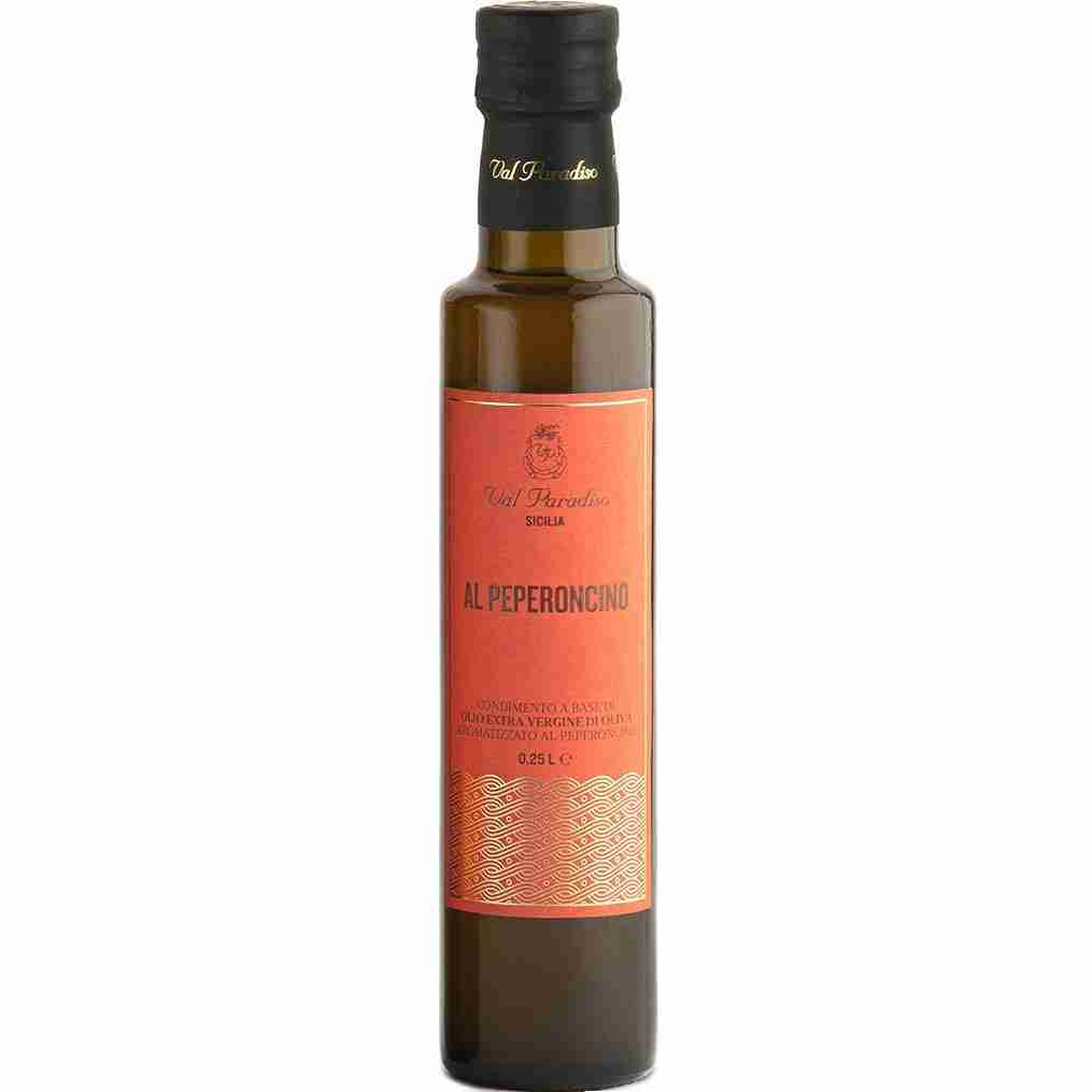 Olio aromatizzato al Peperoncino Val Paradiso- 0,25 L