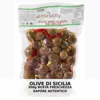 Olive Nere Condite del Belice 300g
