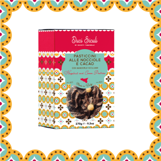 Pasticcini alle nocciole e cacao