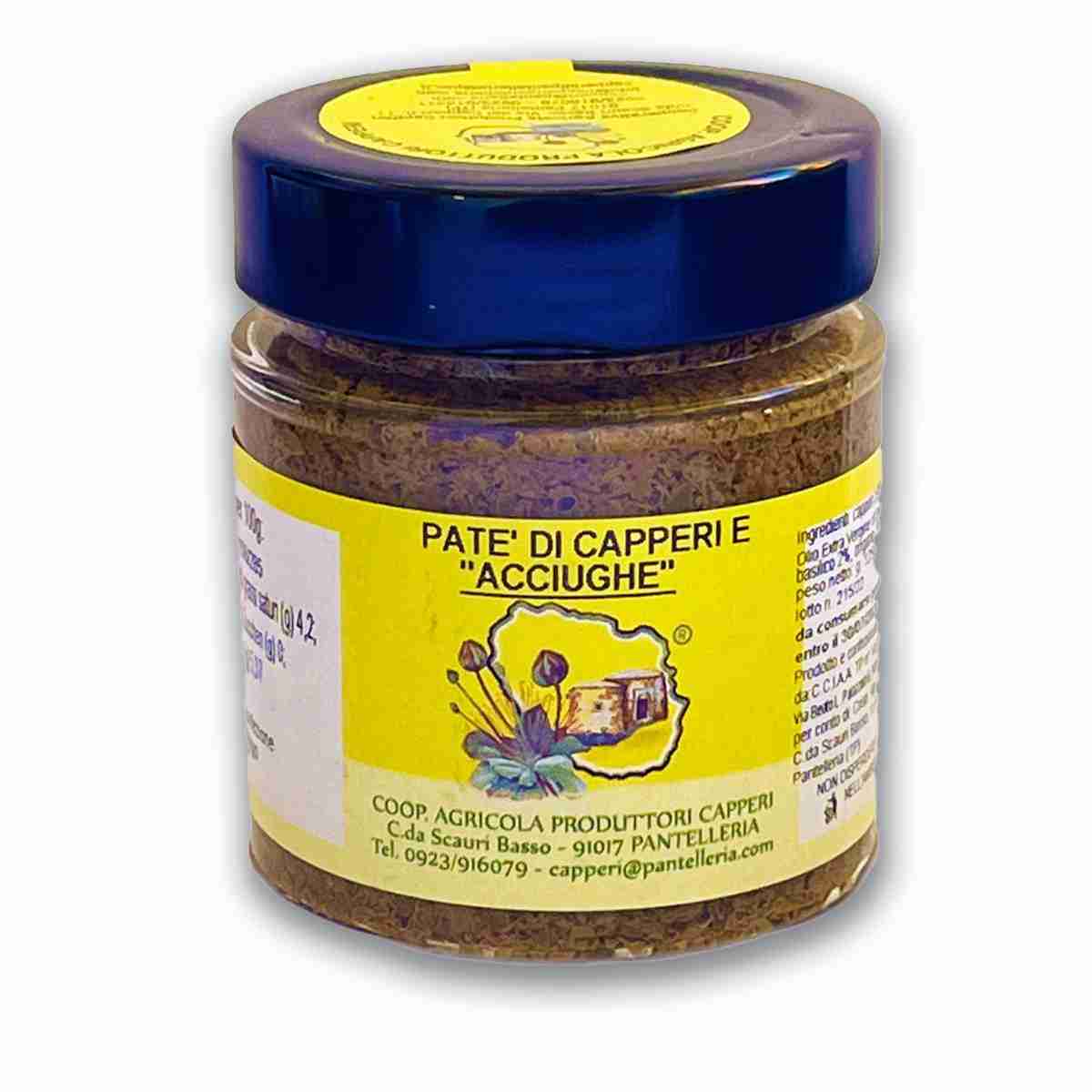 Patè capperi acciughe e peperoncino