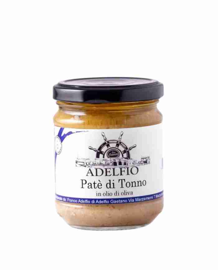 Patè di tonno in olio d’oliva in vaso Adelfio (200 gr)