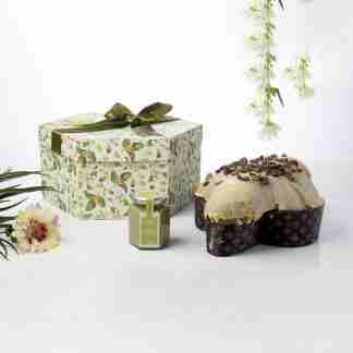 Colomba al pistacchio con crema spalmabile pistacchio