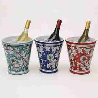 Secchiello Porta Vino Decoro Barocco Siciliano