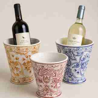 Secchiello Porta Vino Decori Vari