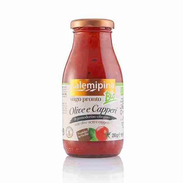 Sugo pronto con capperi e olive (250 g)