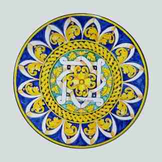 Tavolo in Pietra Lavica – Decoro Geometrico