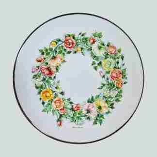 Tavolino in Pietra Lavica – Decoro Rose