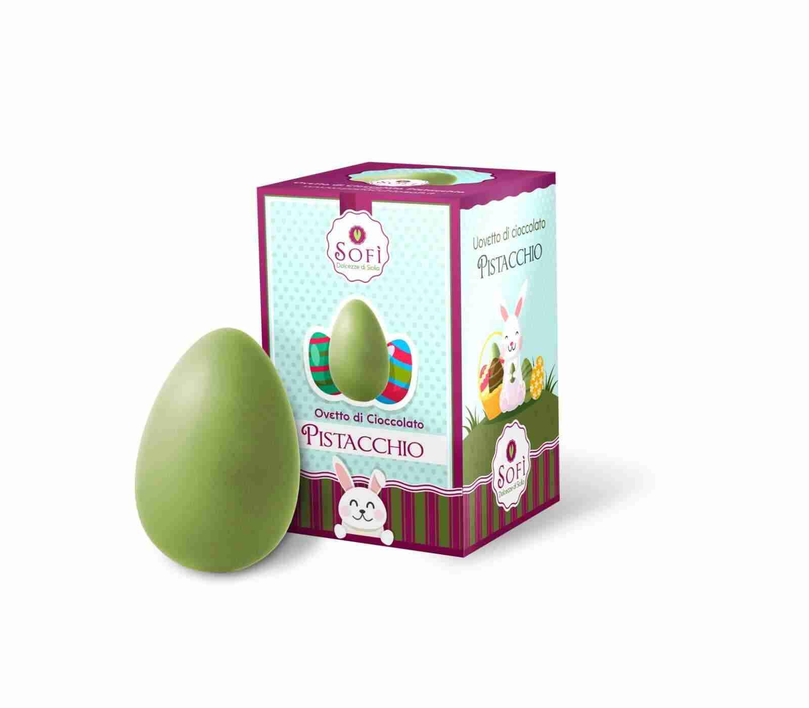 Ovetto di Cioccolato al Pistacchio (con sorpresa)