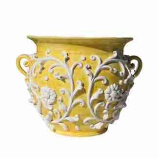 Vaso Ornato Giallo