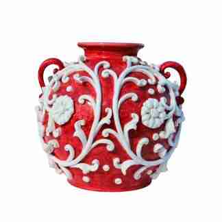 Vaso Ornato Rosso